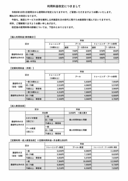コピー0731利用料金改定表（大石）改正 26.08.18修正版2(金額ズレ修正)1のサムネイル